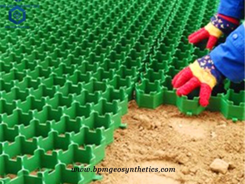 Plastic Grid Pavers for Packing lot in Cambodia